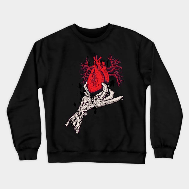 My Plucking Heart Crewneck Sweatshirt by JakeRhodes